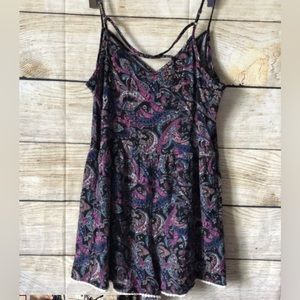 Hollister Paisley Romper size L